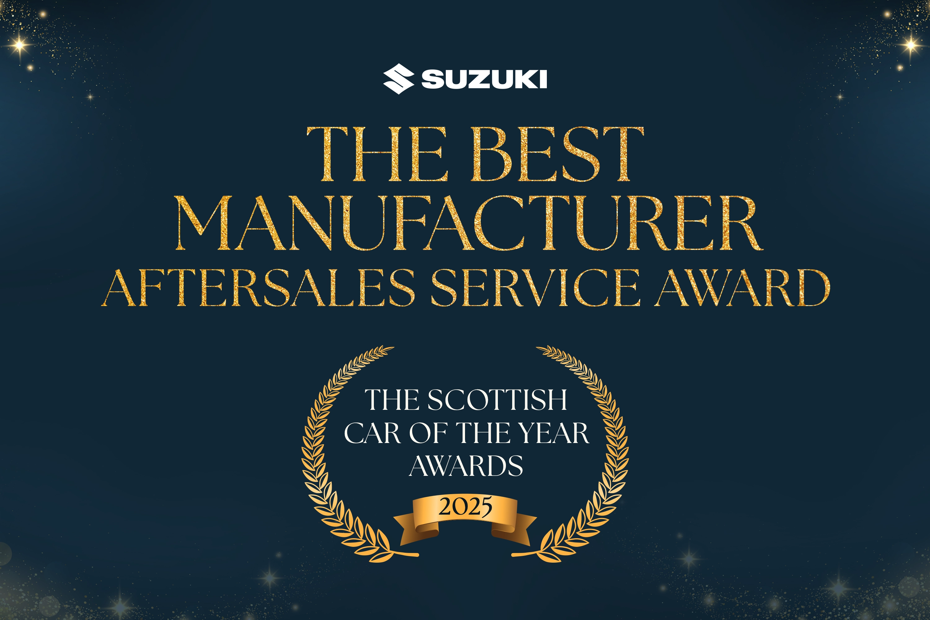 Suzuki Recognised for Outstanding Aftersales Service at Scottish Car of the Year Awards